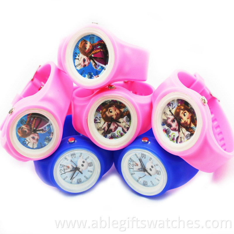 colorful jelly watch